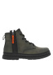 Thumbnail Bottines kaki avec semelle crantée à talon plat et lacets ronds