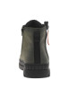 Thumbnail Bottines kaki avec semelle crantée à talon plat et lacets ronds - Image 6