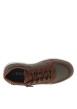 Thumbnail Sneakers multicolores brunes et kaki avec semelle à talon plat et lacets - Image 4