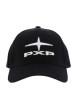 Thumbnail Casquette en coton noire unie avec logo iconique brodé à l'avant en blanc