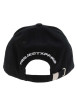 Thumbnail Casquette en coton noire unie avec logo iconique brodé à l'avant en blanc - Image 2