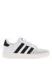 Thumbnail Tennis en cuir blanches avec semelle à talon plat et fermeture à lacets
