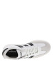 Thumbnail Tennis en cuir blanches avec semelle à talon plat et fermeture à lacets - Image 4