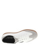 Thumbnail Baskets blanches à talon plat avec lacets et logos de la marque - Image 4