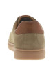 Thumbnail Sneakers taupe à talon plat avec fermeture à lacets et logos de la marque - Image 6