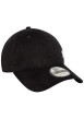 Thumbnail Casquette strapback noire unie en coton avec logo NY brodé en blanc - Image 3