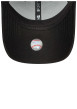 Thumbnail Casquette strapback noire unie en coton avec logo NY brodé en blanc - Image 5