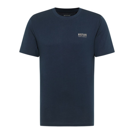 T-shirt en coton marine avec un motif fantaisie...
