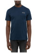 Thumbnail T-shirt en coton marine avec un motif fantaisie et des manches courtes - Image 3