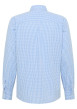 Thumbnail Chemise en coton bleu ciel ornée d'un motif à petits carreaux - Image 2