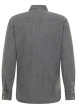Thumbnail Chemise en coton anthracite avec un col chemise et poches sur la poitrine - Image 2