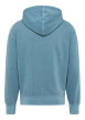 Thumbnail Sweat en coton bleu avec un col à capuche et cordon de serrage - Image 2