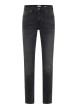 Thumbnail Jean vegas slim en coton noir avec une coupe slim et un patch d'authenticité