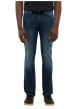 Thumbnail Jean Vegas Slim en coton indigo à coupe slim avec multiples poches - Image 3