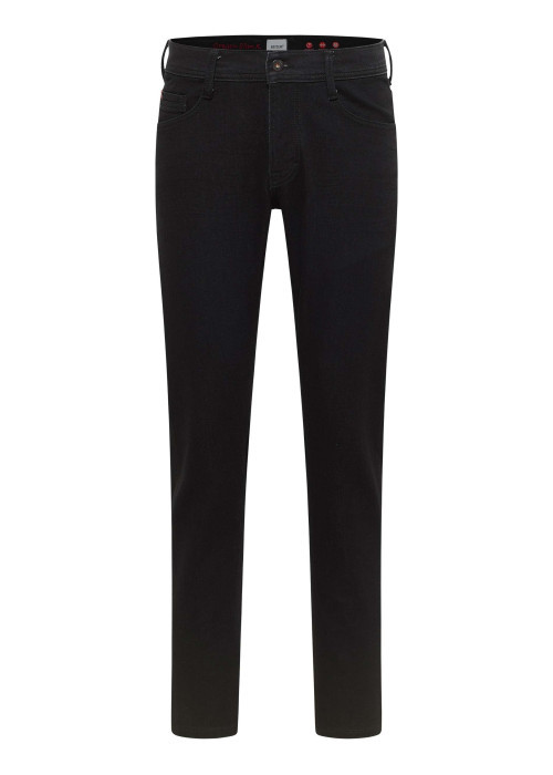 Jean Oregon Slim K en coton noir à coupe slim avec multiples poches
