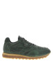 Thumbnail Baskets running kaki avec semelle à talon plat et lacets élastiqués