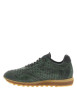 Thumbnail Baskets running kaki avec semelle à talon plat et lacets élastiqués - Image 2