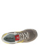 Thumbnail Baskets multisport en cuir taupe avec semelle crantée et fermeture à lacets - Image 4