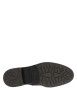 Thumbnail Bottines en cuir noires avec semelle à talon plat et à lacets ronds - Image 5