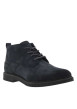 Thumbnail Bottines bleu marine avec semelle à talon plat et doublure effet lainage - Image 3