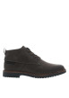 Thumbnail Bottines marron avec semelle à talon plat et doublure effet lainage