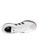 Thumbnail Tennis blanches avec semelle à talon plat avec empiècements en cuir nubuck - Image 5