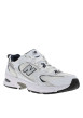 Thumbnail Baskets multisport blanches avec empiècements en maille résille - Image 4