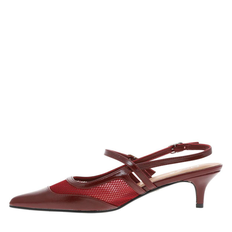 Mexx - Escarpins Rouges à Semelle Décrochée Moyen Et à Boucle à Ardillon - Rouge Mexx - Escarpins Rouges à Semelle Décrochée Moyen Et à Boucle à Ardillon - Rouge