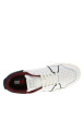 Thumbnail Tennis blanches avec semelle à talon plat et doublure bordeaux - Image 4