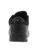 Thumbnail Sneakers en cuir noires à lacets avec semelle à talon plat embossé - Image 6