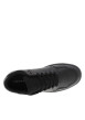 Thumbnail Sneakers en cuir noires à lacets avec semelle à talon plat embossé - Image 4