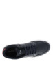 Thumbnail Sneakers en cuir bleu marine à lacets avec semelle à talon plat - Image 4