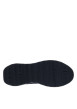 Thumbnail Baskets basses en cuir bleu marine avec logos de la marque et lacets plats - Image 5