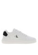Thumbnail Tennis Malmo en cuir blanches avec semelle à talon plat et à lacets