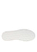 Thumbnail Tennis Malmo en cuir blanches avec semelle à talon plat et à lacets - Image 5