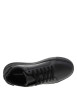 Thumbnail Tennis Malmo en cuir noires avec semelle à talon plat et à lacets - Image 4