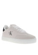 Thumbnail Tennis Rome en cuir nubuck beiges avec logos de la marque embossés - Image 3