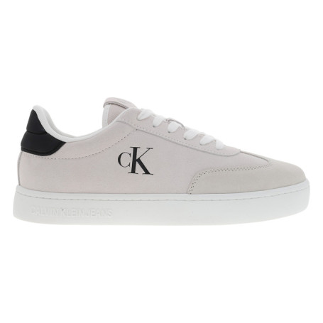 Tennis Rome en cuir nubuck beiges avec logos de...