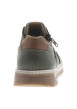 Thumbnail Sneakers kaki avec double fermeture et patch de la marque sur la languette - Image 6