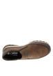 Thumbnail Mocassins cognac avec semelle à talon plat et soufflets élastiqués - Image 4