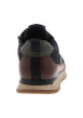 Thumbnail Sneakers en cuir cognac avec semelle à talon plat et zip latéral - Image 6