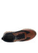 Thumbnail Sneakers en cuir cognac avec semelle à talon plat et zip latéral - Image 4