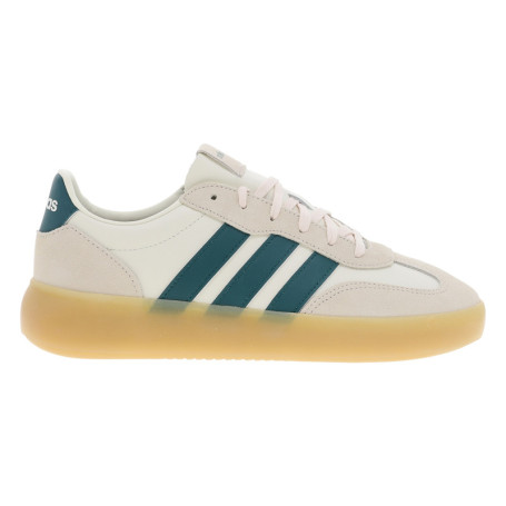 Tennis en cuir beiges avec semelle à talon plat...