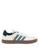 Thumbnail Tennis en cuir écrues avec semelle à talon plat et lacets ton sur ton