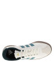 Thumbnail Tennis en cuir écrues avec semelle à talon plat et lacets ton sur ton - Image 4