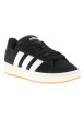 Thumbnail Baskets skate en cuir noires avec semelle à talon plat et lacets - Image 3
