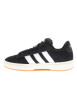 Thumbnail Baskets skate en cuir noires avec semelle à talon plat et lacets - Image 2