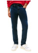 Thumbnail Jean slim en coton nuit avec une coupe droite et des passants