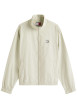 Thumbnail Blouson tilleul uni avec une coupe droite et deux poches latérales
