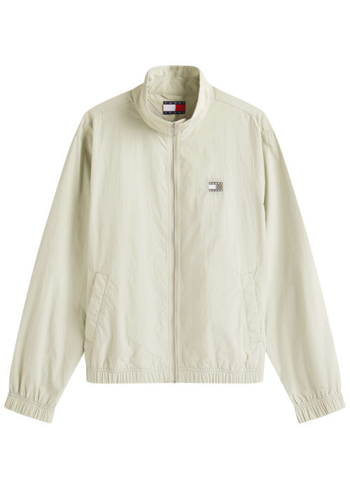 Blouson tilleul uni avec une coupe droite et deux poches latérales